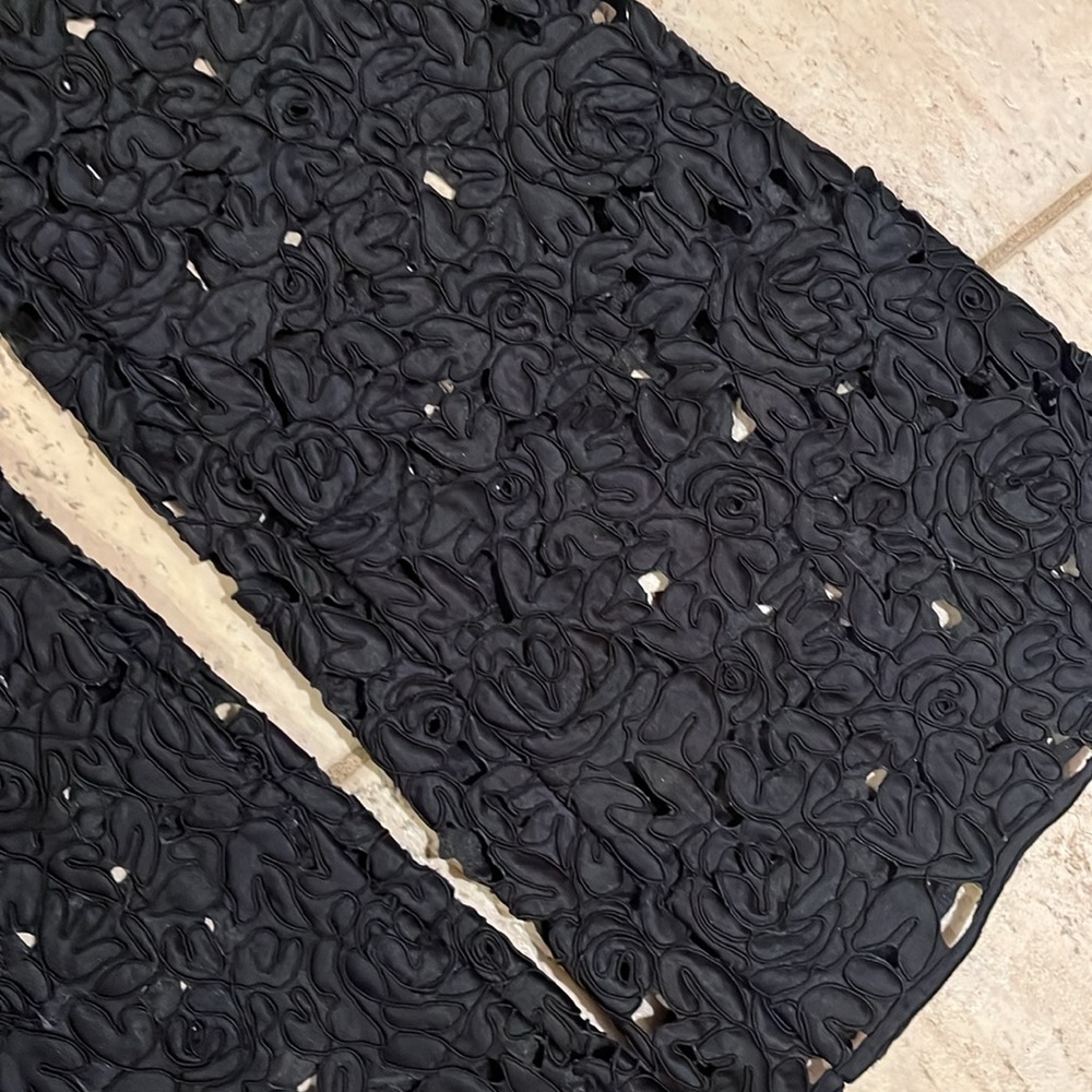 Alice & Olivia black cutout flare pants. Beautiful stylish and timeless. - Picture 3 of 5